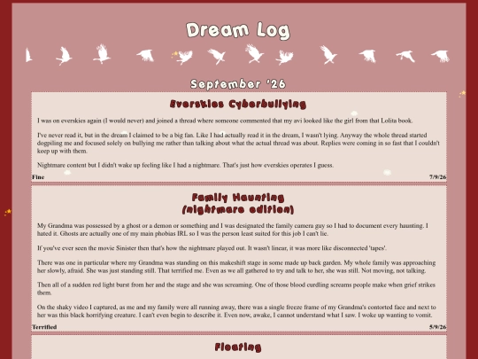 pages/dream screenshot