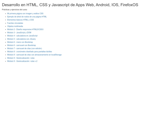 curso/desarrolloHTML screenshot