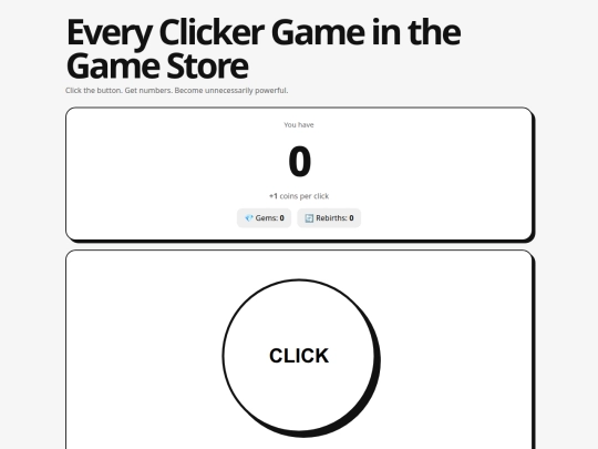 EveryClickerGame screenshot