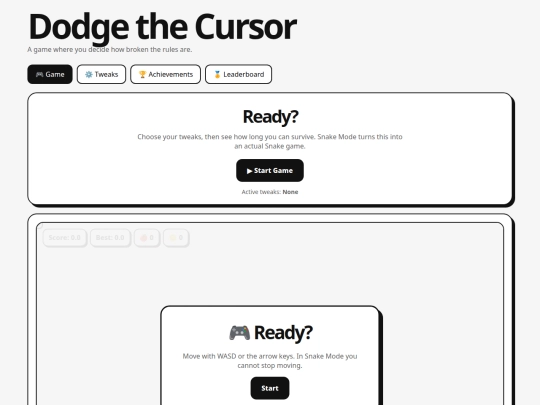 cursorgame screenshot