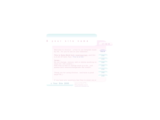 html-templates/divisive screenshot