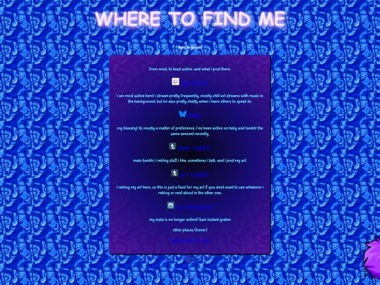 links screenshot