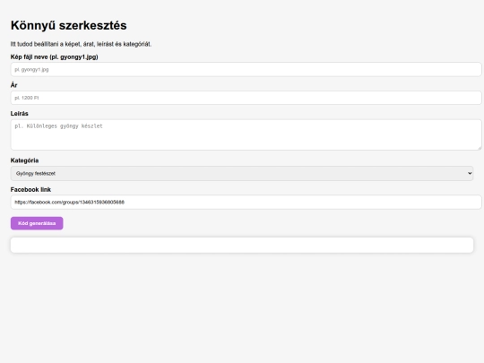 szerkesztes screenshot