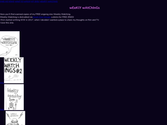 weeklywatching screenshot
