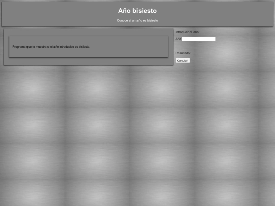 bisiesto screenshot