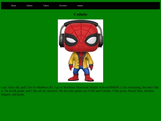 My-Website screenshot