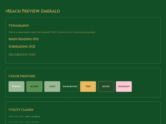 reaches/emerald screenshot