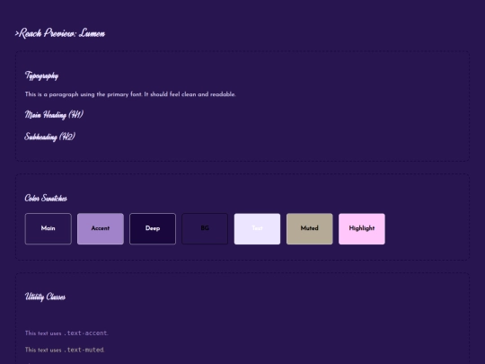 reaches/lumen screenshot