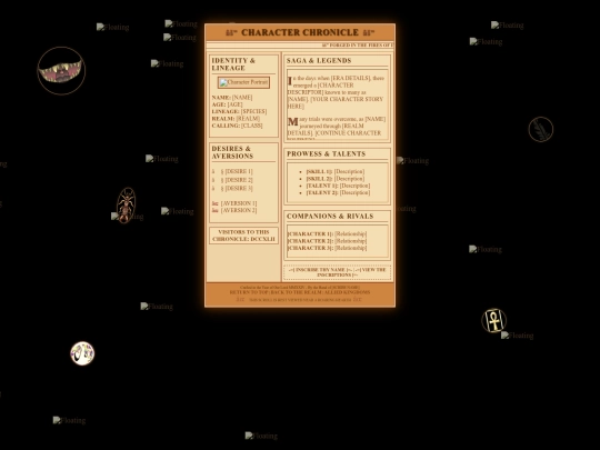 FantasyCharacterSheet screenshot