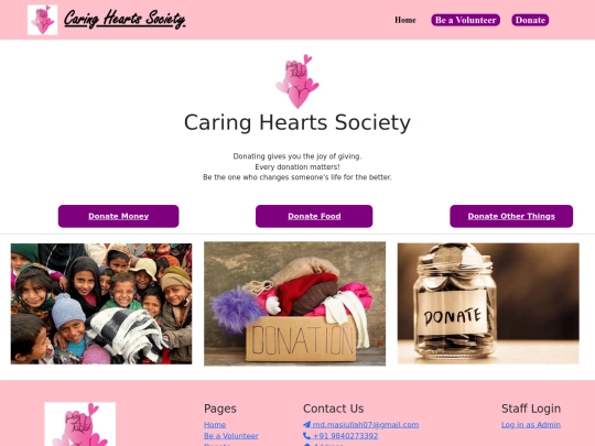 Donate screenshot
