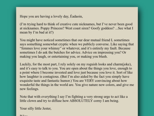 letter2 screenshot