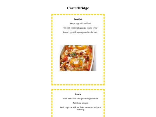 restaurant_menu screenshot