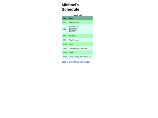 stylish_schedule screenshot