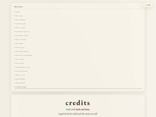 credits screenshot