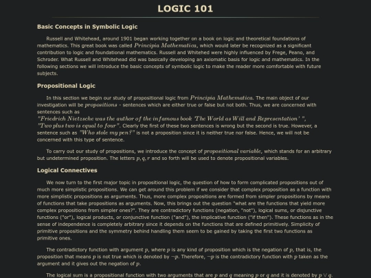 logic screenshot