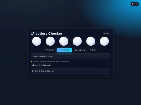 lotterybackup screenshot