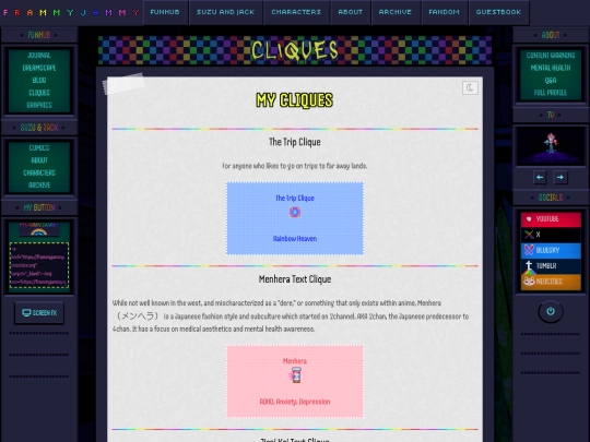 cliques/cliques screenshot