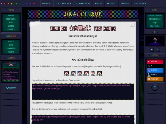 cliques/jirai screenshot