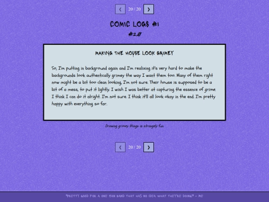 comic-logs screenshot