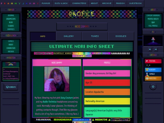 nori-profile screenshot