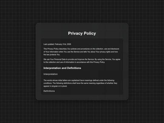 privacy screenshot