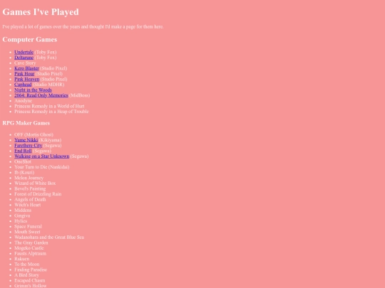 games screenshot