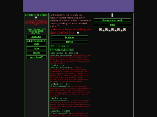Old Website/intereststv screenshot