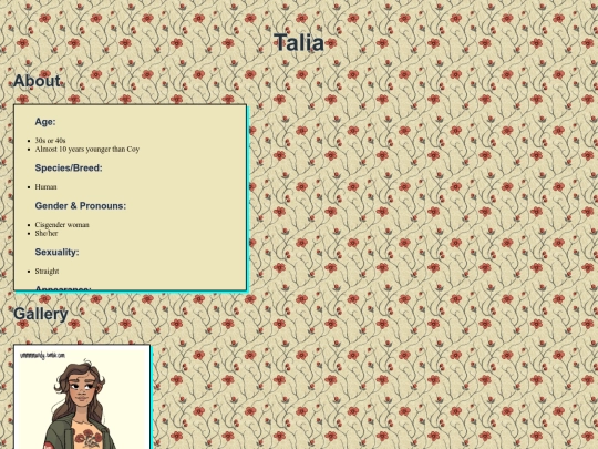 talia screenshot