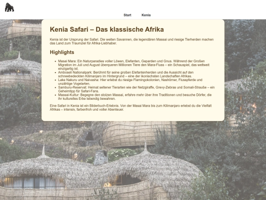 kenia screenshot