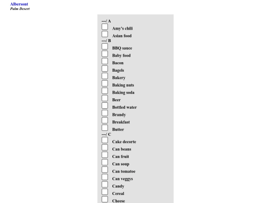 SHOPPER/stores/Albersont_PD screenshot