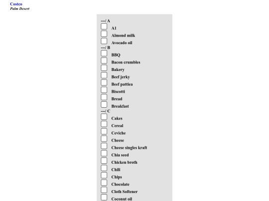 SHOPPER/stores/Costco_PD screenshot