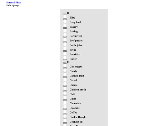 SHOPPER/stores/SmartFinal_PSprings screenshot
