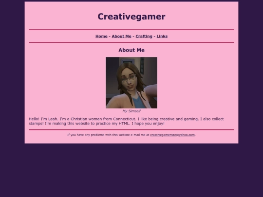 aboutme screenshot