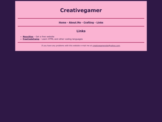 links screenshot