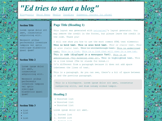 index screenshot