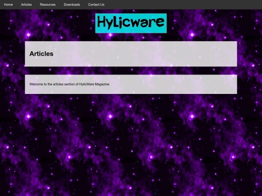 articles screenshot