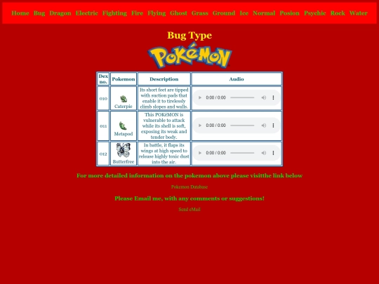 bug screenshot