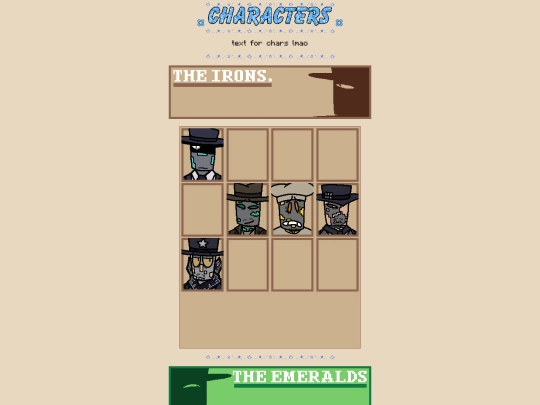 Deep-RootedBlockflict/characters screenshot