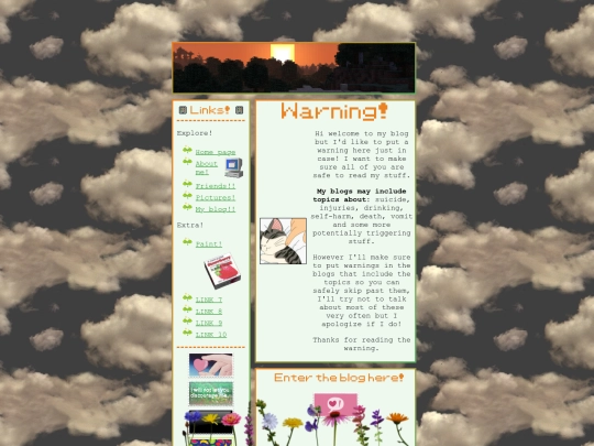 KappersBlogWarning screenshot