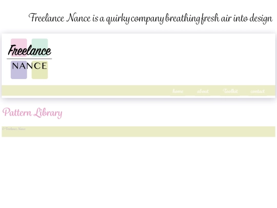 pages/patternlibrary screenshot