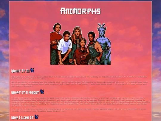shrine/animorphs screenshot