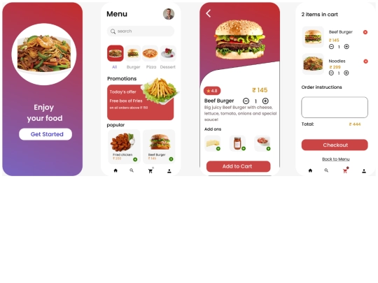 Food Ordering App screenshot