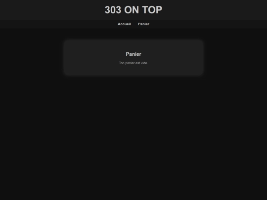 panier screenshot