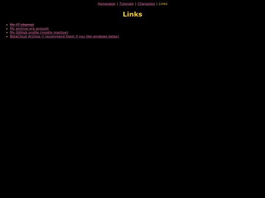 archive/links screenshot
