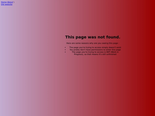 not_found screenshot
