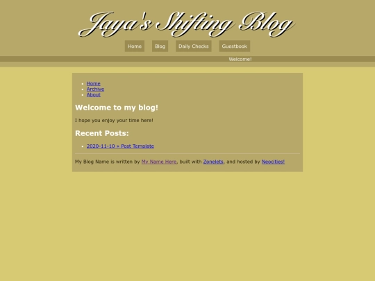 blog screenshot