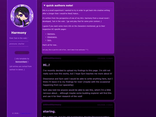 main/misc/VoidThoughts screenshot