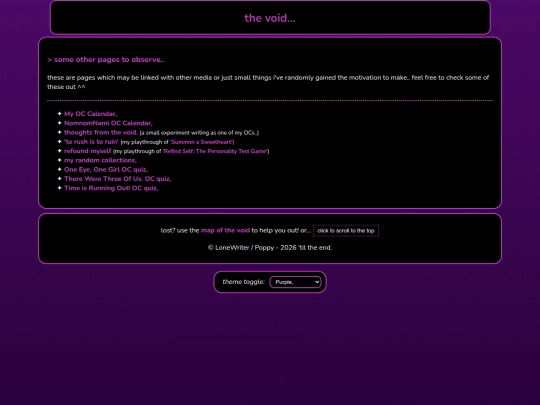 main/miscellaneous screenshot
