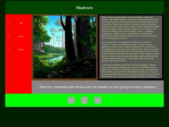 drzewa screenshot