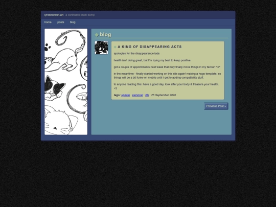 blog/disappearance screenshot